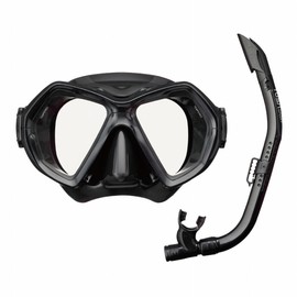 TUSA SPORT UC0106 Mask and Snorkel Set Adult - Black/Black