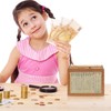 STFYUG Wooden Money Box, Money Box with Numbers Checks, Money