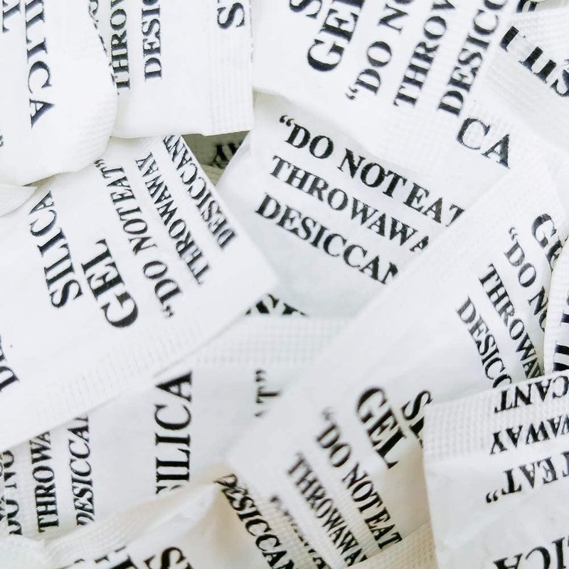 Durimoiy 2 Gram [100 Packets] Silica Gel Packets, Desiccant Packs,