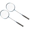 REGAIL 2Pcs Iron Alloy Badminton Racket 2 Player Badminton Racket