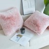 NordECO HOME Pack of 2 Faux Fur Cushion Covers Luxury