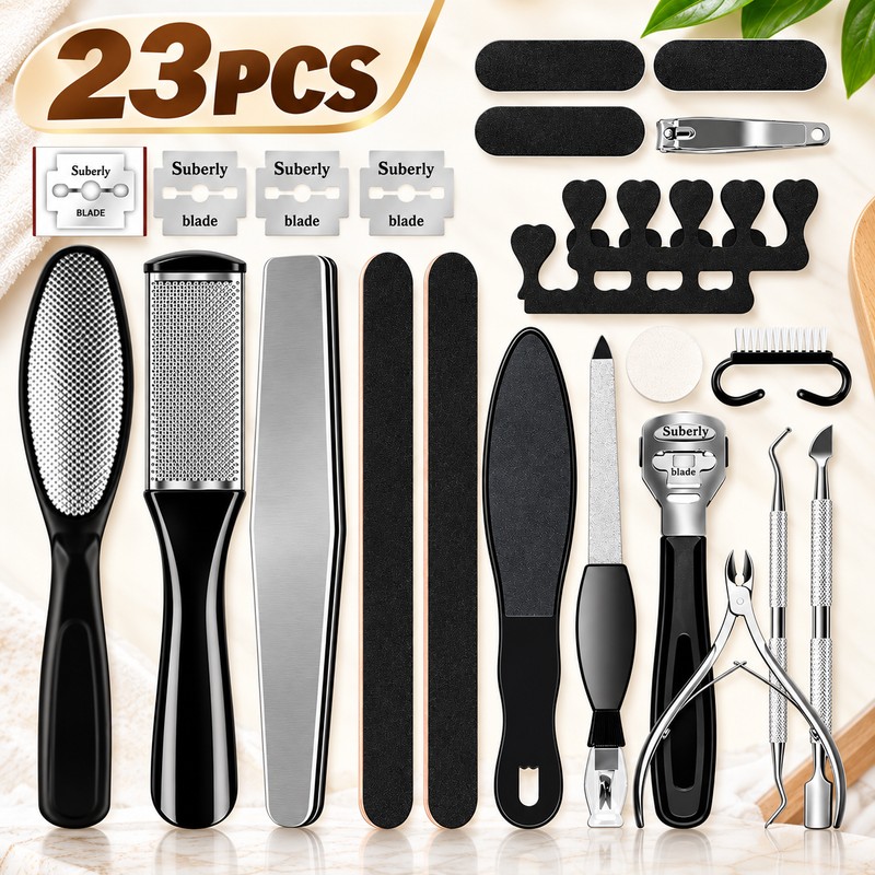 Stainless Steel Toenail Clipper Set for Foot Care – Manual