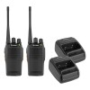 Kit De 2 Radios Intercomunicadores | rad-010 Negro - 2 Piezas