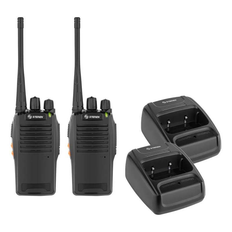 Kit De 2 Radios Intercomunicadores | rad-010 Negro - 2 Piezas