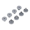 8 x Basket Wheels for Dishwashers Dishwasher Lower Basket Replacement