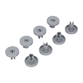 8 x Basket Wheels for Dishwashers Dishwasher Lower Basket Replacement Parts Compatible with AEG Favorit Progress Privileg Zanussi Zanker 50286965004