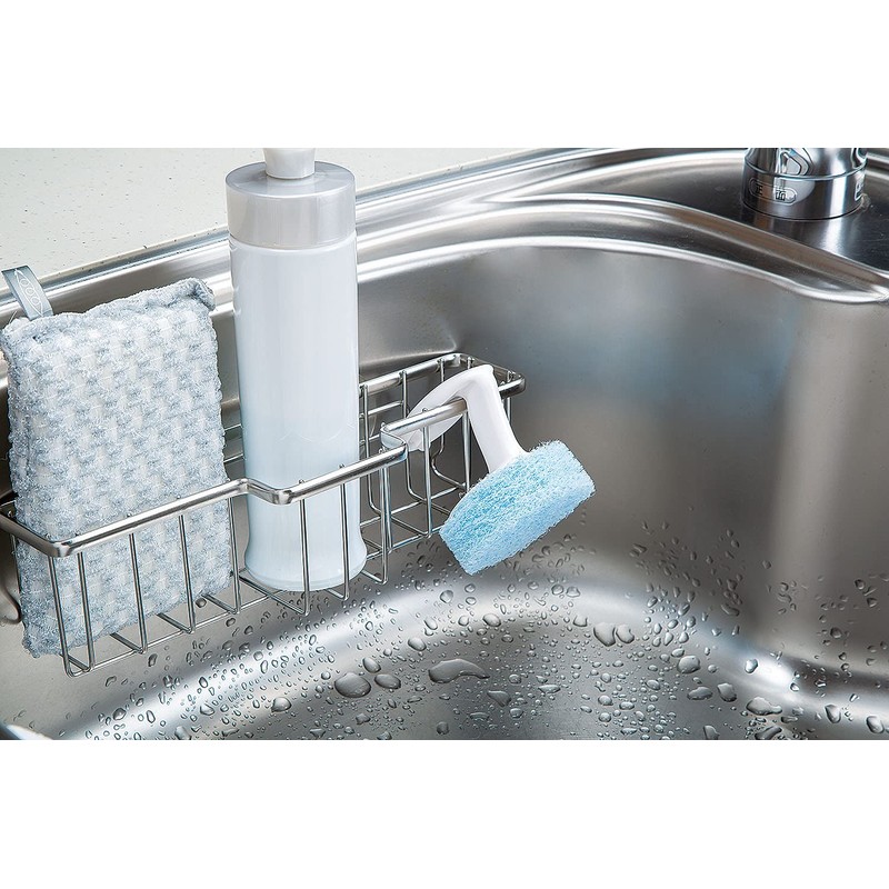 Mameita Sponge, White, Blue, Height 2.6 x Width 2.6 x