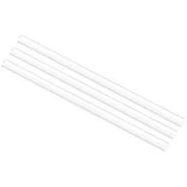 sourcing map Acrylic Round Rod, Clear,15/32" Diameter 12-1/4" Length, Solid Plastic PMMA Bar Stick 3pcs