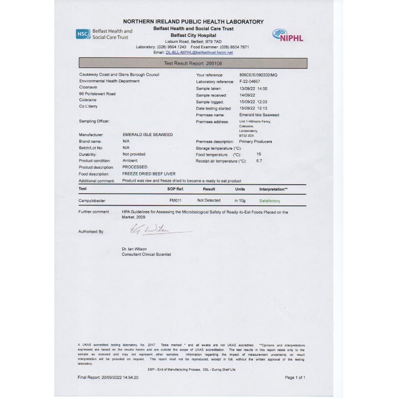 Grass Fed Beef Liver and kelp Seaweed Capsules 600mg 180