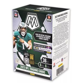 2023 Panini Mosaic Football Card Blaster Box - 36 Football Cards Bonus 5 Top Loader Card Sleeeves to Help Protect Your Cards