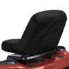 TOADDMOS Comfort Riding Lawn Mower Seat Cover Black Leopard Print