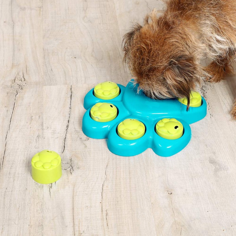 Pet Dog Puzzle Slow Feeder, Paw Hide IQ Brain Toy