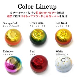 Sold individually (1 piece) Color 45g 60g 80g 100g 120g 150g 180g 200g 250g 300g (selectable) Tungsten Tai Rubber (97% content) Bakstorm Bakust Strike Ball with Protective Tube Tai Rubber Weight
