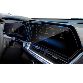 XCNGSUA 2PACK 2024 2025 Trax Tempered Glass Screen Protector for 2025 2024 Chevy Trax LT/2RS/ACTIV Screen Protector 2024 2025 Trax Accessories,11in Navigation+8in Dashboard