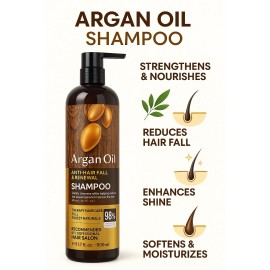 Maani Essence 900ML Argan Hair Growth Shampoo  Treatment for Hair loss , thinning hair biotin