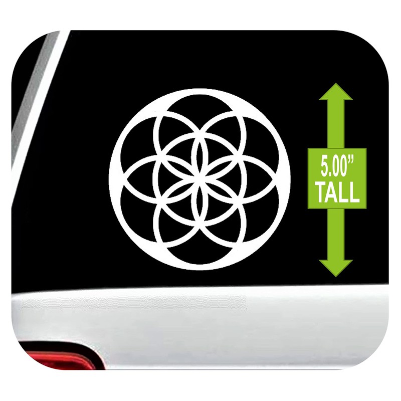 Seed Of Life Decal Sticker for Car Window BG 937