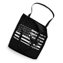 Deer Hunting 4th Of July Cool American Flag Patriotic Hunter Tote Bag