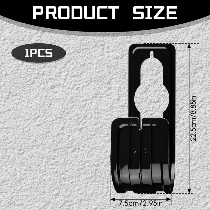 Lotsdonxia Expanding Hose Holder – Garden Hose Storage Plastic Holder,