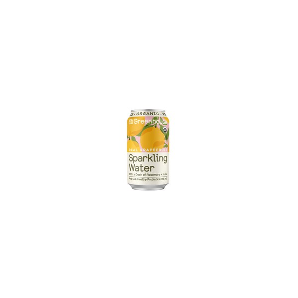 Greenhouse Juice Co. Real Grapefruit Probiotic Sparkling Water 355 mL