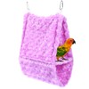 Comidox Double layer Plush Snuggle Bird Hammock Hanging Snuggle Cave