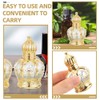 Coolboyer 4PCS 15ml Perfume Bottles Roll On Essential Oil Bottles