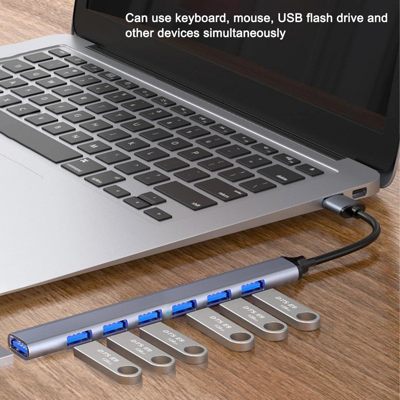 ROOMIE hivE USB Extender Hub, 3.0, 7 Ports Aluminium Hub