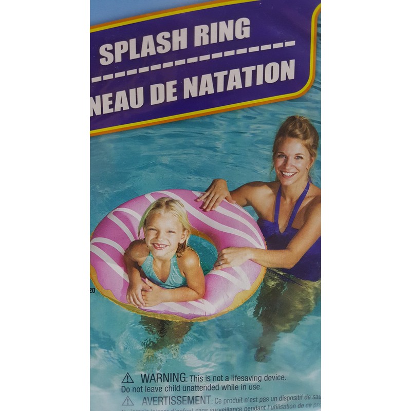 Splash-N-Swim Splash Ring, Glazed Donut, Chocolate