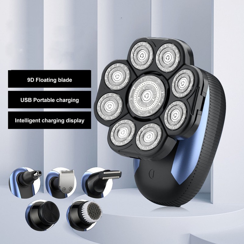 Electric Trimmer Machine Faster Charging Cordless Rechargeable 9 Cutter Heads