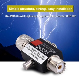 Coaxial Protector tv Antenna Arrestor Male to Female UHF Connector