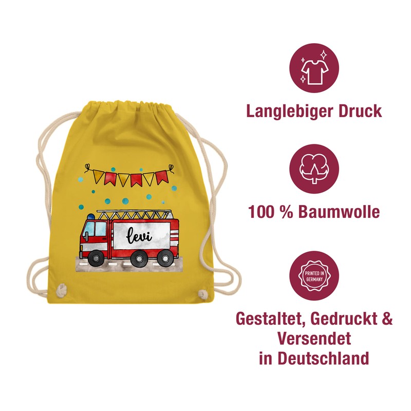 Geschenk mit Namen personalisiert by Shirtracer - Gym Bag Backpack