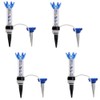 Golf Tees Set of 4 Long Short Magnetic Cord Breakaway
