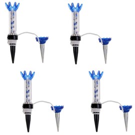 Golf Tees Set of 4 Long Short Magnetic Cord Breakaway Anti-lost Wood Driver (Blue)