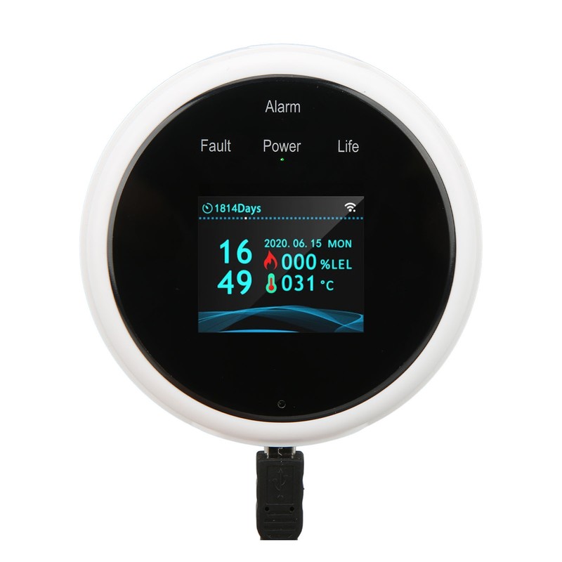 Smart Gas Leak Detector Highly Sensitive Combustible Gas Alarm WiFi
