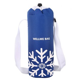 Futakuchi Water Bottle Cover, Insulated, 3.3 gal (1 L), 1.5 L, 2 L; Large Capacity, Plastic Bottle Cover, Handbag, Crossbody Hanging, Shoulder Strap, Water Bottle, Thermal, Case, For 1.8L Plastic