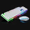 Rainbow Gaming Keyboard and Mouse Set Multi-Color Changing Backlight Mouse