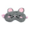 Cute Animal Eye Masks, Soft Plush Fluffy Sleeping Eye Cover,