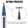 FOCALLURE Sadness Proof Precision Eyeliner,Sweatproof Eyeliner Pencil,Quick Drying,Smudge-proof,Long Lasting,Won't Slip