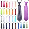 Elastic Boys Neck Tie, Child Kids School Boys Tie Soft