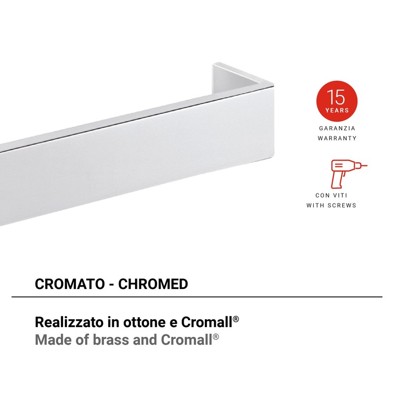 Gedy Pirenei Toilet Roll Holder Chrome