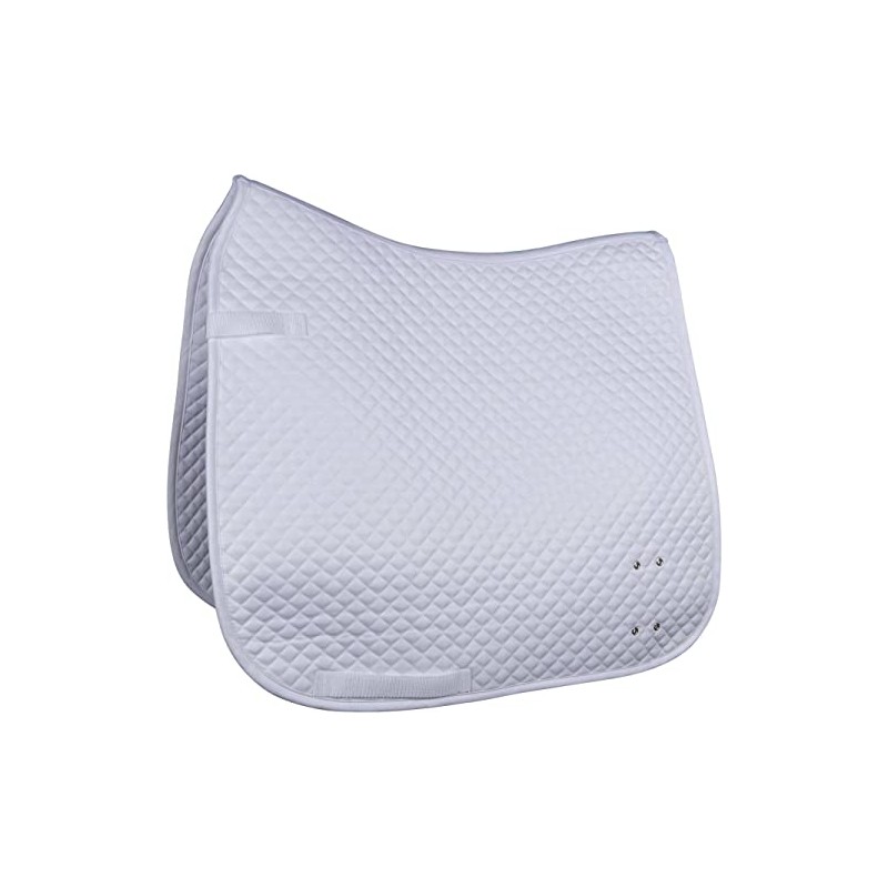 HKM Competition Saddle Cloth White Dressage