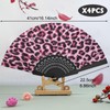 BSITSSS 4PCS Hand Fan Folding, Handheld Folding-Fan for Wedding,Gifts,Dance