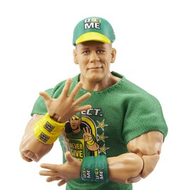 Mattel WWE John Cena Elite Collection Action Figure, 6-inch Posable Collectible Gift for WWE Fans Ages 8 Years Old & Up