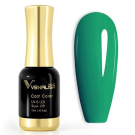 VENALISA Green Gel Nail Polish 1 Pcs 12ml Leaves Green Color Gel Polish Soak Off UV Gel Salon Manicure DIY at Home Nail Art For Girls Women