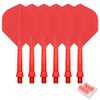 CyeeLife 6pcs Molded Dart Flights and Shafts,one Piece Integrated Accessory