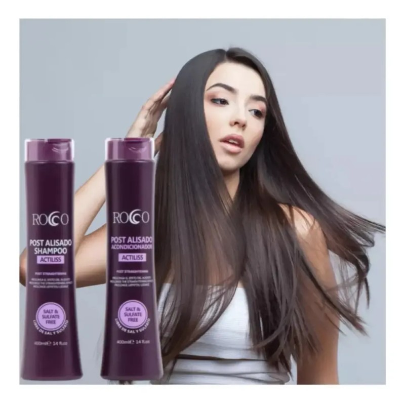 Kit De Shampoo Y Acondicionador Rocco Libre De Sal Y