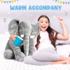Yulejo Giant Stuffed Elephant Plush Animal Toy Huge Soft Big