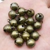 Maydahui 100 PCS Small Jingle Bell 1/2 inches Vintage Bronze