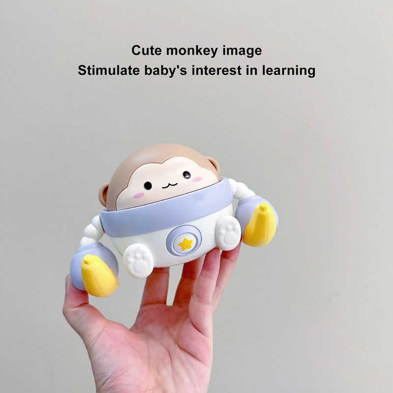 Electronic Tumbling Monkey Puzzle Guided Head Up Exercise Educational Crawling