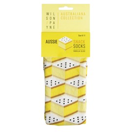 Wilson Payne Down Under Socks - Vanilla Slice, 8-11