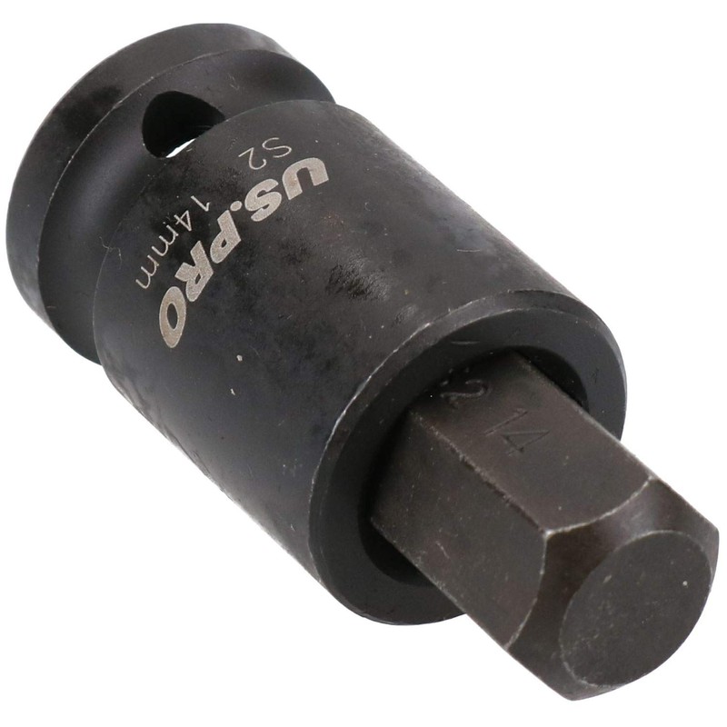 M14 x 55mm 1/2” Drive Short Impact Impacted Allen Hex